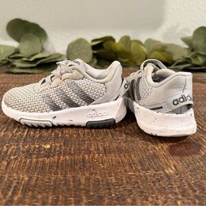 Adidas Kids Light Gray Sneakers